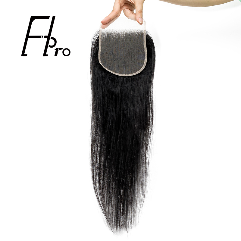 Super Quality 5x5 Transparent Lace Closure Straight Virgin Hair